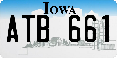 IA license plate ATB661