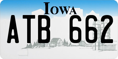 IA license plate ATB662
