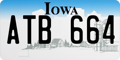 IA license plate ATB664