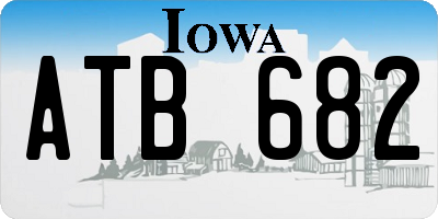 IA license plate ATB682
