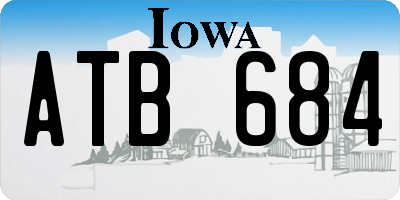 IA license plate ATB684