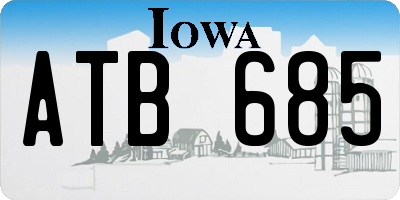 IA license plate ATB685