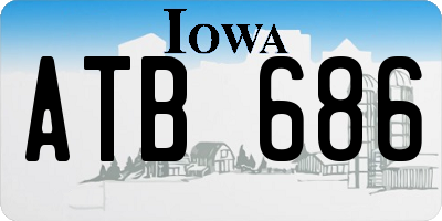IA license plate ATB686
