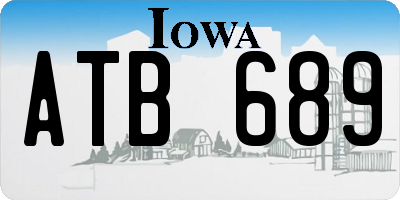 IA license plate ATB689