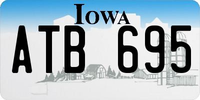 IA license plate ATB695