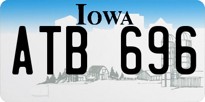 IA license plate ATB696