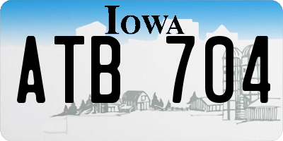 IA license plate ATB704