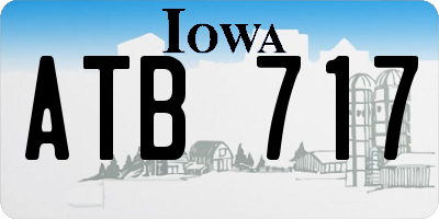 IA license plate ATB717
