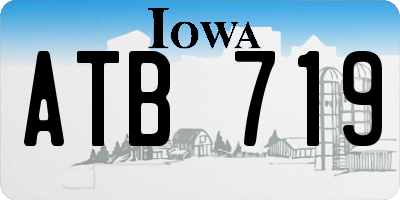 IA license plate ATB719