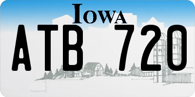 IA license plate ATB720