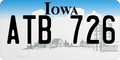 IA license plate ATB726