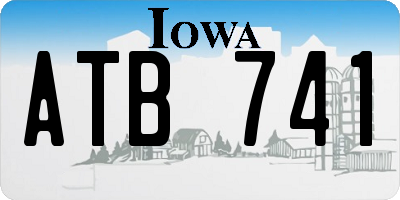 IA license plate ATB741
