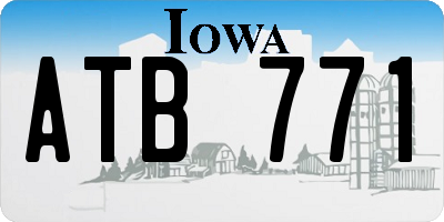IA license plate ATB771