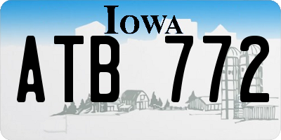 IA license plate ATB772