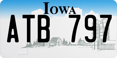 IA license plate ATB797