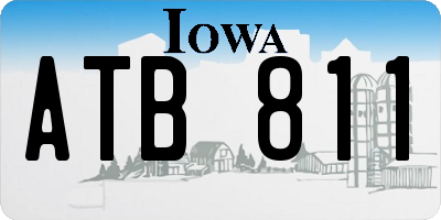 IA license plate ATB811