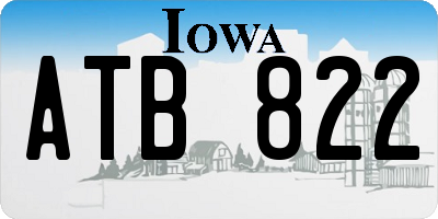 IA license plate ATB822
