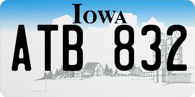 IA license plate ATB832