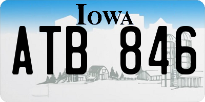 IA license plate ATB846