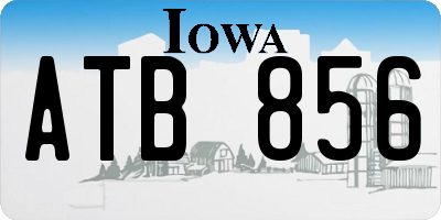 IA license plate ATB856