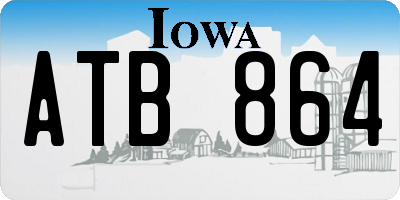 IA license plate ATB864