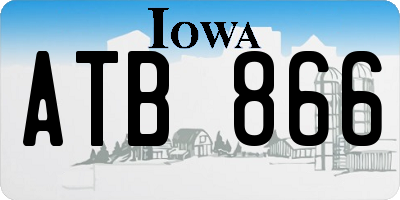 IA license plate ATB866