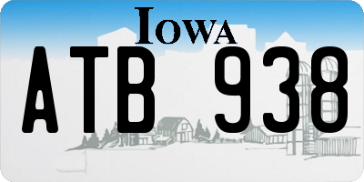 IA license plate ATB938