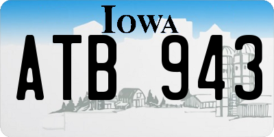 IA license plate ATB943