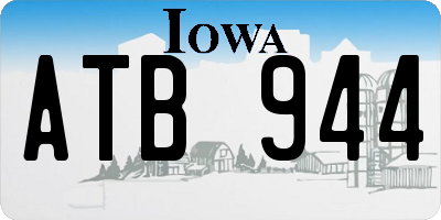 IA license plate ATB944