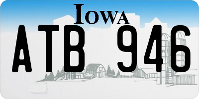 IA license plate ATB946