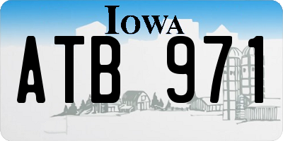 IA license plate ATB971