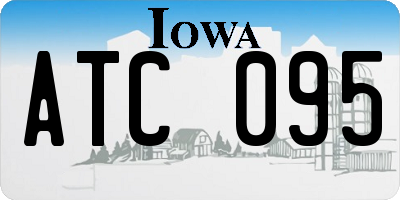 IA license plate ATC095