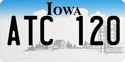 IA license plate ATC120