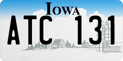 IA license plate ATC131