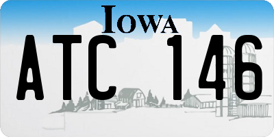 IA license plate ATC146