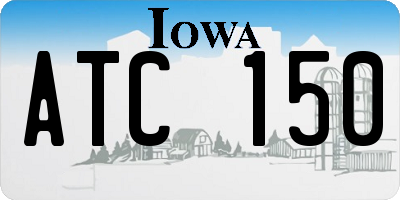 IA license plate ATC150
