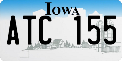 IA license plate ATC155
