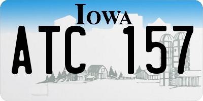 IA license plate ATC157