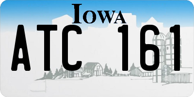 IA license plate ATC161