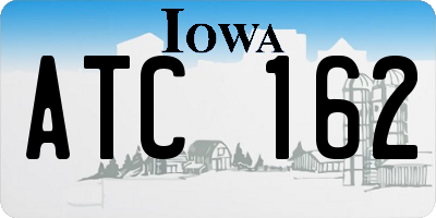 IA license plate ATC162