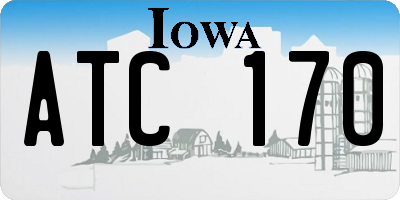 IA license plate ATC170