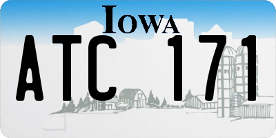 IA license plate ATC171