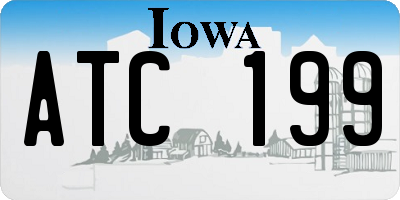 IA license plate ATC199
