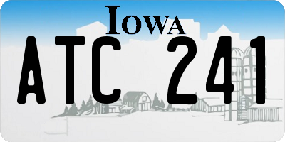 IA license plate ATC241