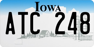 IA license plate ATC248