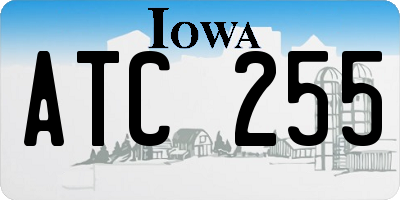 IA license plate ATC255