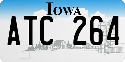 IA license plate ATC264
