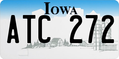IA license plate ATC272