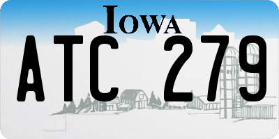 IA license plate ATC279