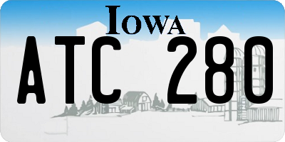 IA license plate ATC280